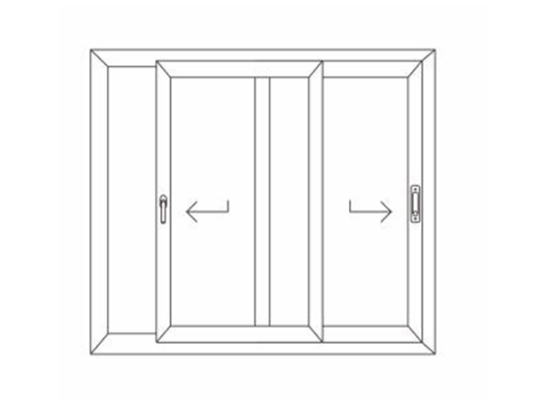 Heavy duty sliding door with 22 wide U-shaped groove