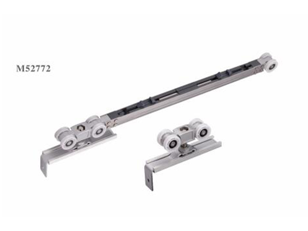 Bidirectional damping load-bearing sliding door