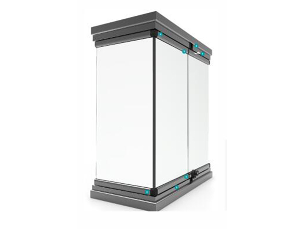 Borderless folding door